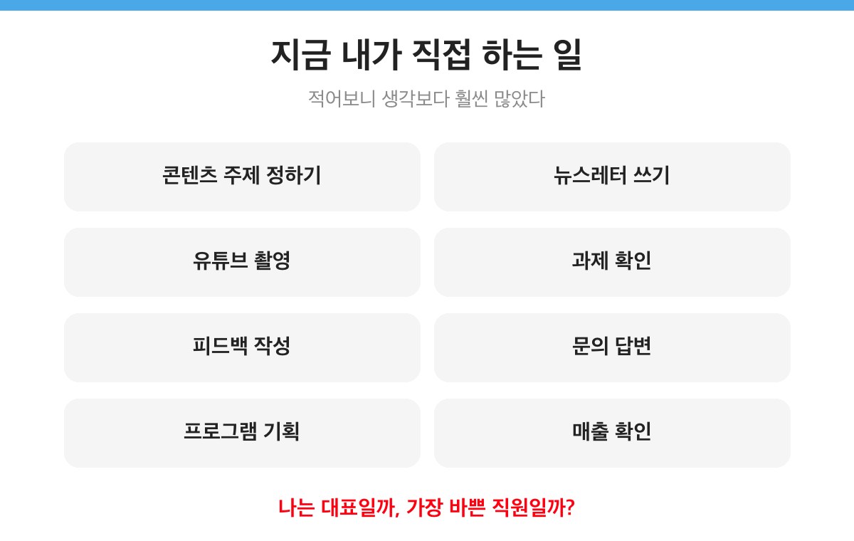 지금 내가 직접 하는 일